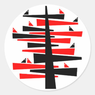 Conversatiestructuur Ronde Sticker