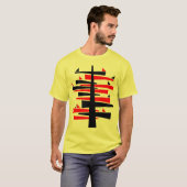 Conversatiestructuur T-shirt (Voorkant volledig)