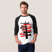 Conversatiestructuur T-shirt (Voorkant volledig)