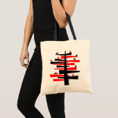 Conversatiestructuur Tote Bag (Voorkant (product))