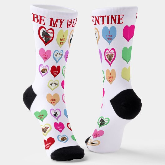 Conversation Critters Hearts Crew Socks Sokken (Gebogen)