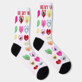 Conversation Critters Hearts Crew Socks Sokken (Rechts)