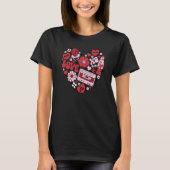 Conversation Hearts Love Valentine's Day Couples T-shirt (Voorkant)