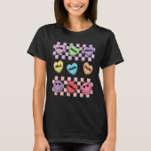 Conversation Hearts Spanish Mexican Valentines Day T-shirt (Voorkant)