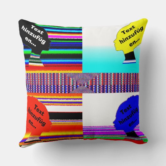 Conversation Pillow Kussen (Achterkant)