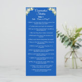 Conversation Starters - Break The Ice Questions Menu (Staand voorkant)