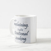 conversationele Mok (Voorkant links)