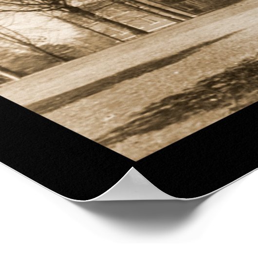 Converse College SC Foto 1909 Poster (Hoek)