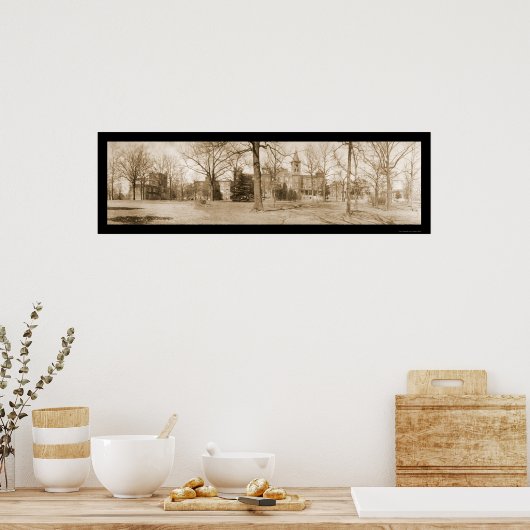 Converse College SC Foto 1909 Poster (Keuken)