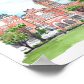 Converse Waterverf Wilson Hall Print (Hoek)