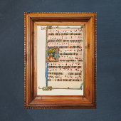 Conversie van het middeleeuwse heilige Paulus Manu Poster