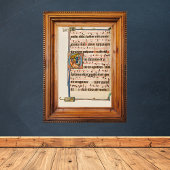 Conversie van het middeleeuwse heilige Paulus Manu Poster