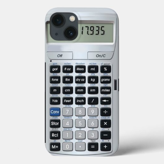 conversiecalculator Case-Mate iPhone case (Achterkant)