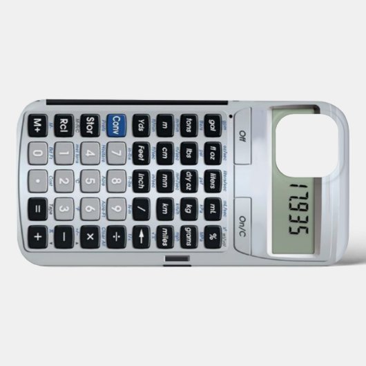 conversiecalculator Case-Mate iPhone case (Achterkant (horizontaal))