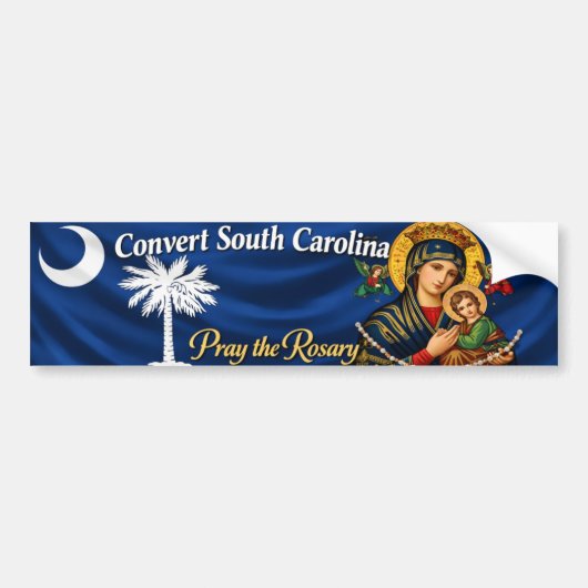 Convert South Carolina Bumper Sticker (Voorkant)