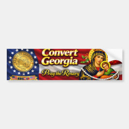 Converteer Georgia bumpersticker