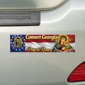 Converteer Georgia bumpersticker (Op auto)