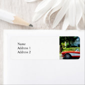 Converteerbaar rood en wit etiket (Insitu)