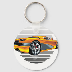 convertible auto 3 sleutelhanger