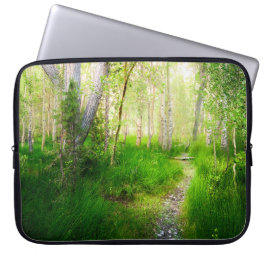 Convict Lake Aspen Meadow Laptop Pouch Nature Art Sleeve