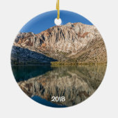 Convict Lake, CA Keramisch Ornament (Achterkant)
