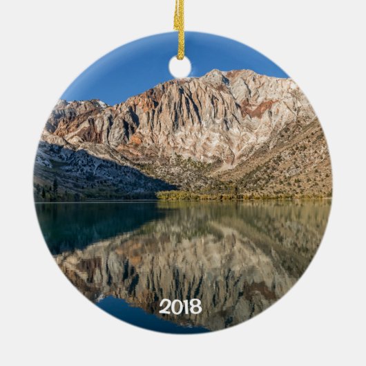 Convict Lake, CA Keramisch Ornament (Achterkant)