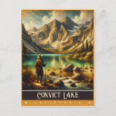 Convict Lake, Californië |  schilderij Briefkaart (Voorkant)
