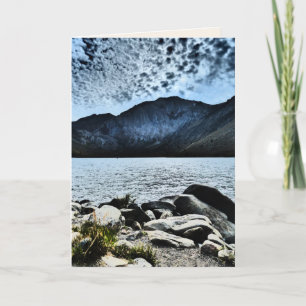 Convict Lake, Ongelooflijke hemel, blanco Wenskaar Kaart