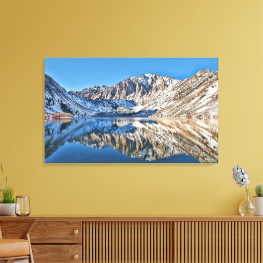 Convict Lake Reflections Canvas Afdruk (Insitu (Woonkamer))