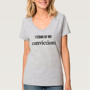 Convictions Women's Basic V-Neck T-Shirt