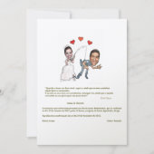 Convite com Caricatura Kaart (Voorkant)