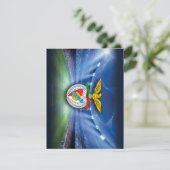 Convite de aniversário Benfica Kaart (Staand voorkant)
