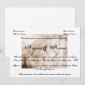 Convite de casamento country, cavalo, horses kaart (Voorkant / Achterkant)