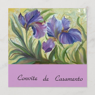 convite de casamento kaart