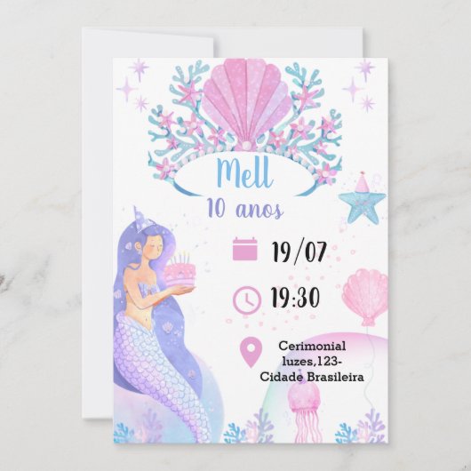 Convite de seria kaart (Voorkant)