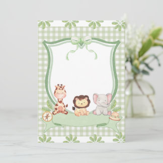 Convite personalizável brasão  kaart