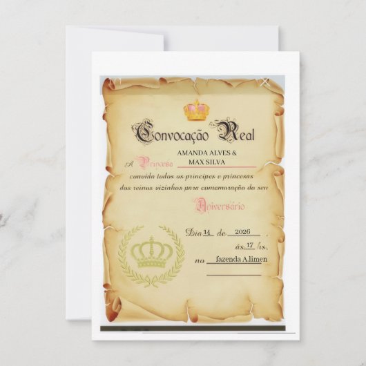 convites de casamento kaart (Voorkant)