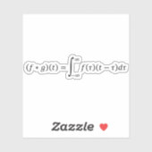 Convolutieproduct met twee functies sticker (Vel)