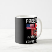 Convoy 2022 Canada Freedom Trucker Cheers Koffiemok (Voorkant rechts)