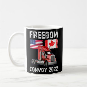 Convoy 2022 Canada Freedom Trucker Cheers Koffiemok