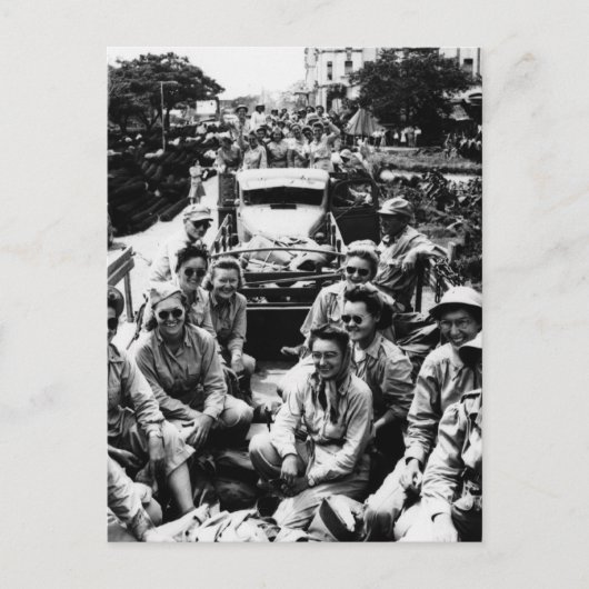 Convoy of Nurses WWII Briefkaart (Voorkant)