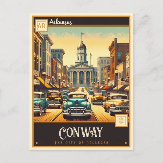Conway, Arkansas |  Briefkaart (Voorkant)