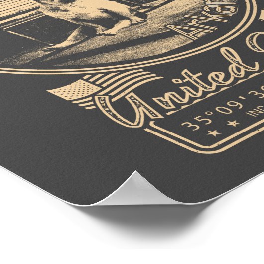 CONWAY ARKANSAS - STAD CONWAY POSTER (Hoek)