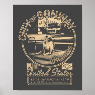 CONWAY ARKANSAS - STAD CONWAY POSTER