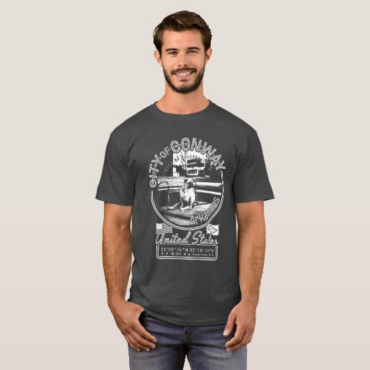 CONWAY ARKANSAS - STAD CONWAY  T-SHIRT (Voorkant volledig)