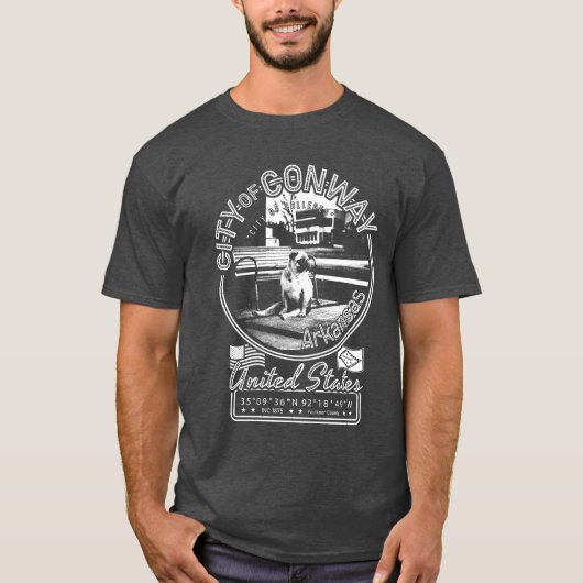 CONWAY ARKANSAS - STAD CONWAY  T-SHIRT (Voorkant)