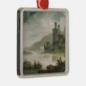 Conway Castle, 1794 Metalen Ornament (Rechts)