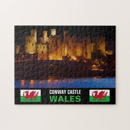 CONWAY CASTLE, WALES LEGPUZZEL (Horizontaal)