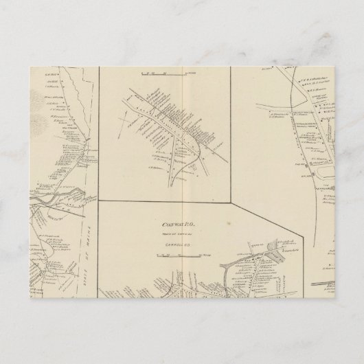 Conway, N Conway PO Briefkaart (Voorkant)