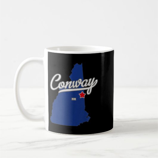 Conway New Hampshire Nh Map Koffiemok (Links)